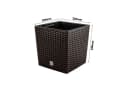 Prosperplast Blumentopf RATO LOW Kunststoff Braun Bild 4