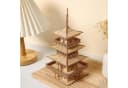 Kitcreatives 3D-Puzzle Japanische Pagode 196 Teile Holz Bild 1