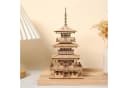 Kitcreatives 3D-Puzzle Japanische Pagode 196 Teile Holz Bild 2