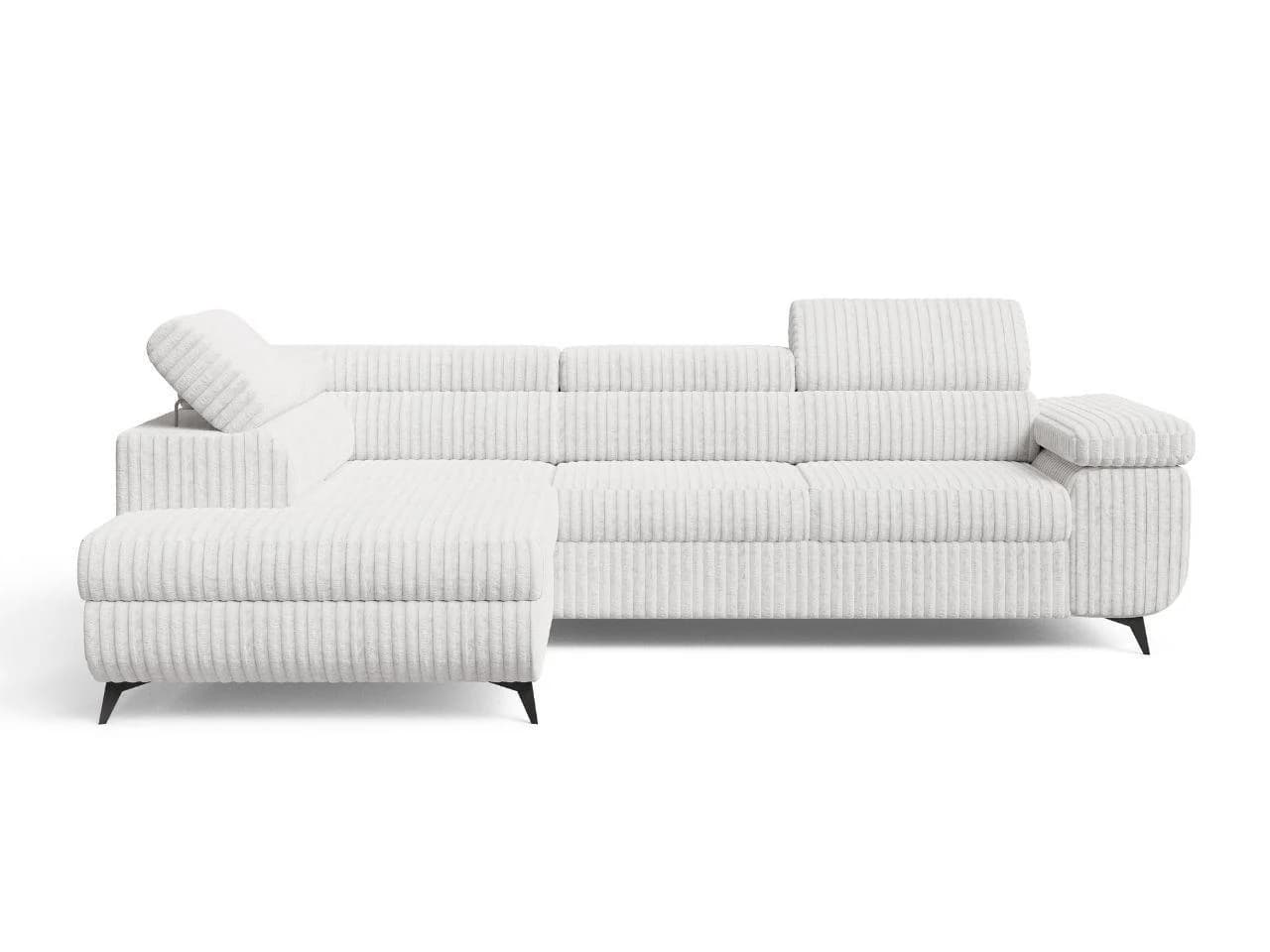 Ecksofa Argon Grau Rechts Polsterbett