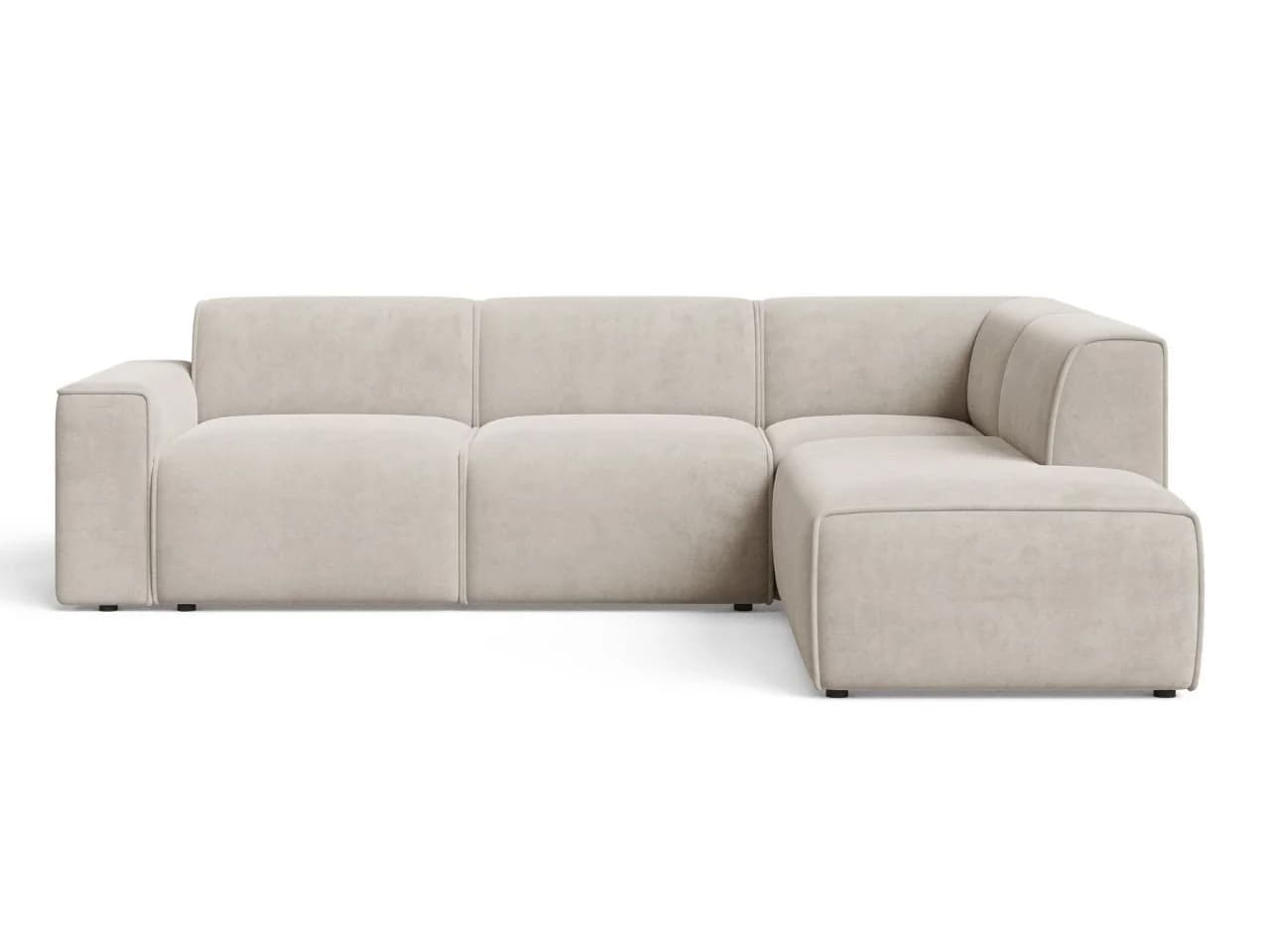 GrainGold Ecksofa L-Form Eluno Hellbeige Modern Stil