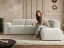 GrainGold Ecksofa L-Form Eluno Hellbeige Modern Stil Bild 3