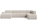 GrainGold Ecksofa U-Form Belluno Hellbeige Modern Stil Bild 1
