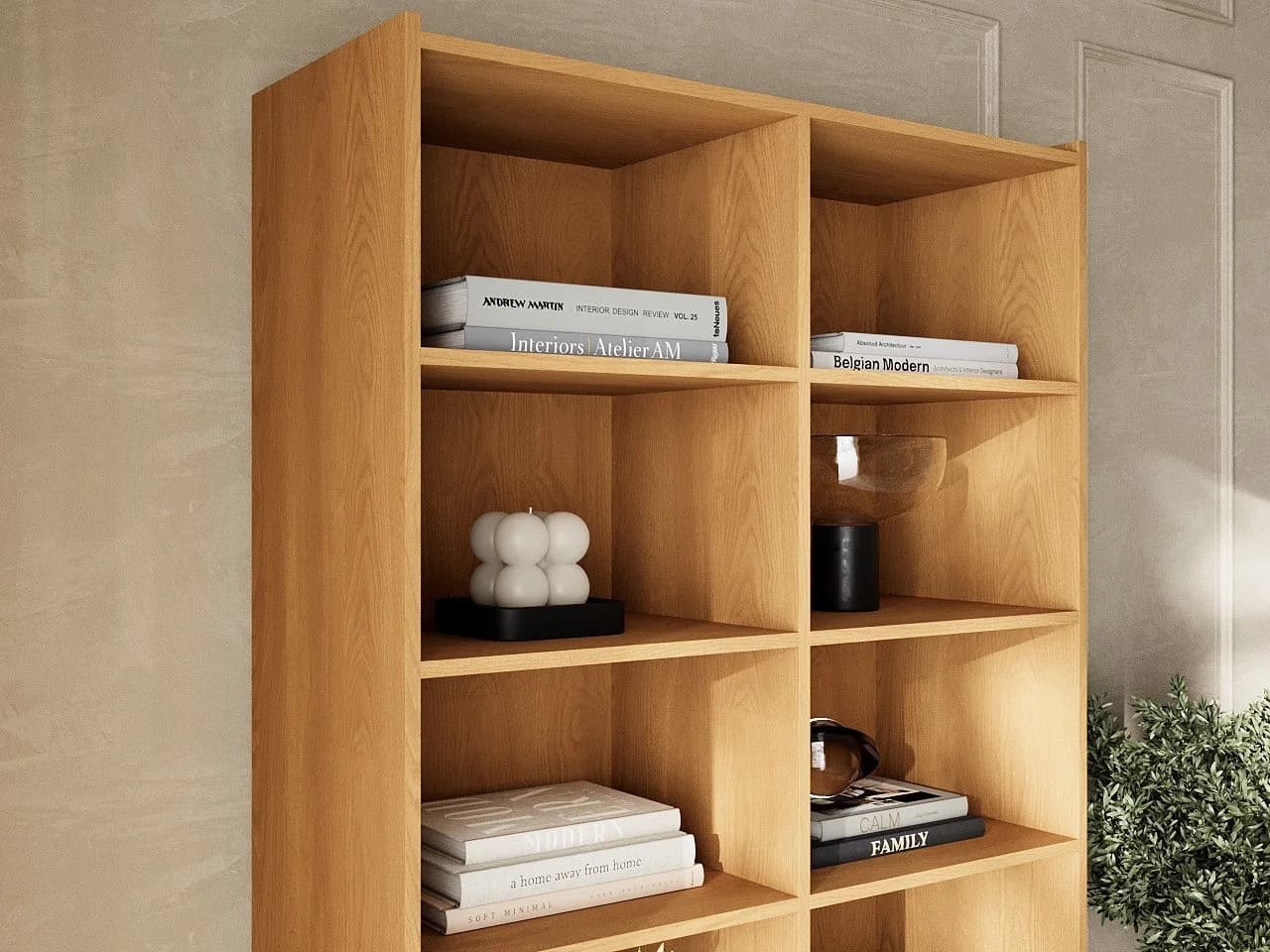 GrainGold Standregal Azumi Karamell-Eiche mit Push-to-Open - Bild 4