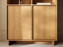 GrainGold Standregal Azumi Karamell-Eiche mit Push-to-Open Bild 5