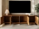 GrainGold TV-Schrank Azumi Karamell-Eiche Push-to-Open Bild 1