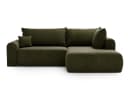 GrainGold Ecksofa L-Form Savana Bis Grün mit Schlaffunktion und Bettkasten Bild 1