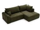 GrainGold Ecksofa L-Form Savana Bis Grün mit Schlaffunktion und Bettkasten Bild 4