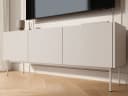GrainGold TV-Schrank Drevo Beige Modern mit Metallbeinen Bild 1