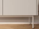 GrainGold TV-Schrank Drevo Beige Modern mit Metallbeinen Bild 4