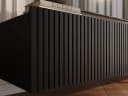 GrainGold TV-Schrank Kioto Schwarz Soft-Closing-System 200 cm Set Bild 5