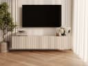 GrainGold TV-Schrank Kioto Modern Beige Soft-Close Bild 2