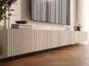 GrainGold TV-Schrank Kioto Beige Modernes Set mit Soft-Closing Bild 4