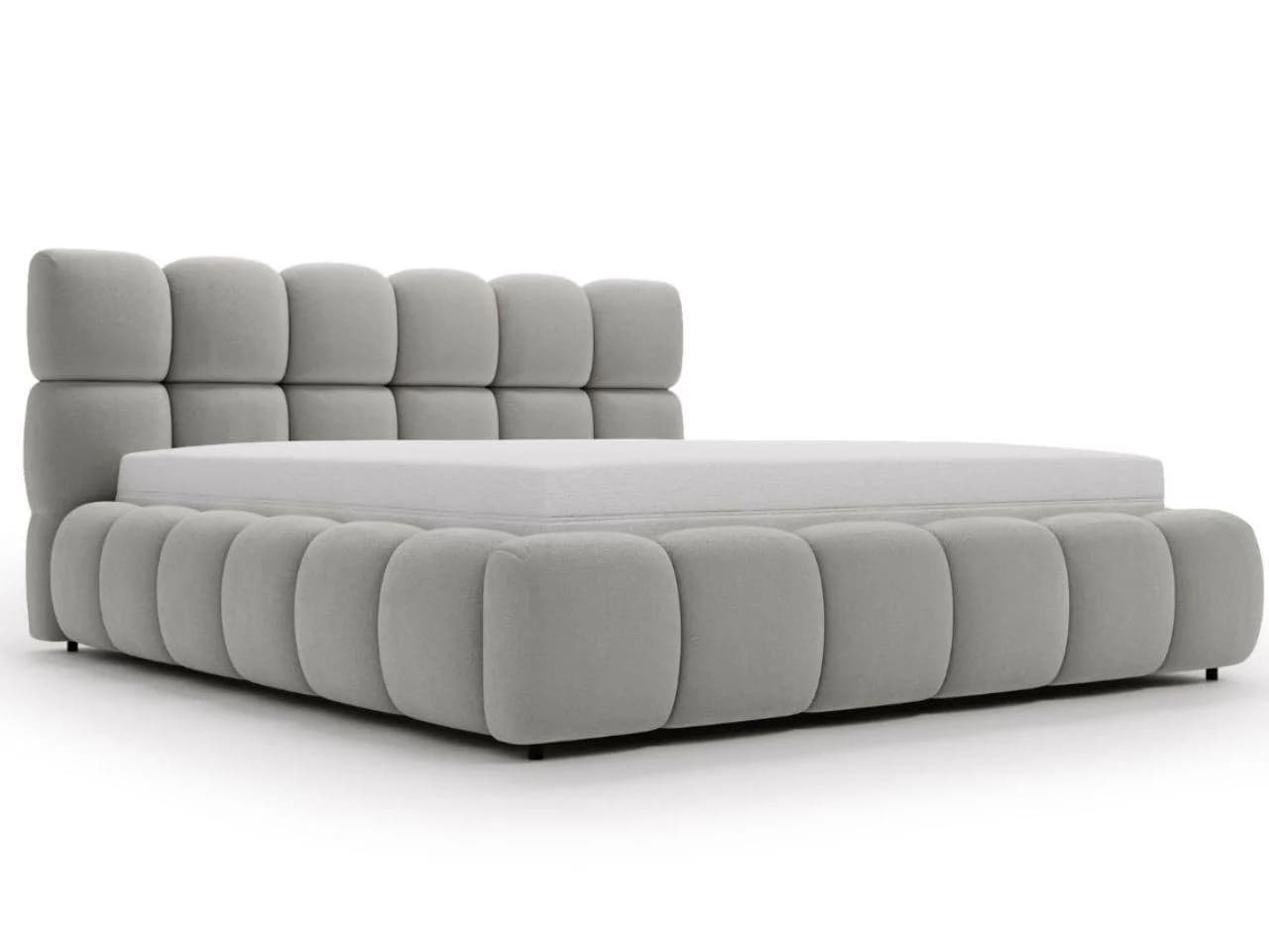 Polsterbett Modo 140x200 Grau Modernes Design