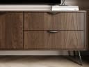 GrainGold TV-Schrank Magico 195 cm Eiche Dunin Schwarz Modern Bild 4