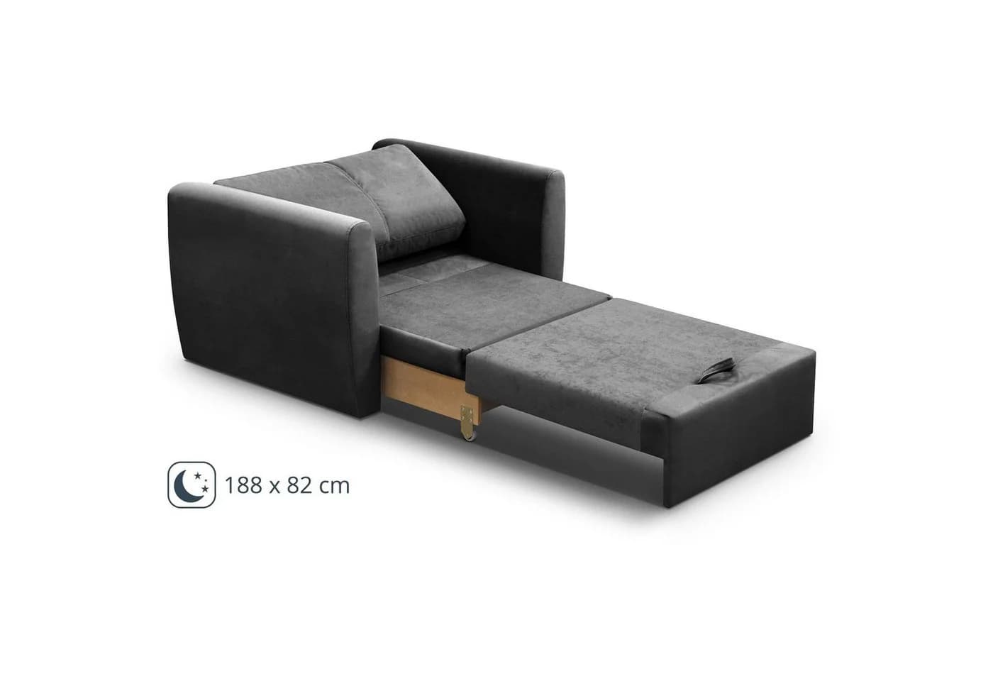 Beautysofa Relaxsessel KAMEL mit Schlaffunktion und Bettkasten - Bild 5
