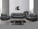 Beautysofa Big-Sofa Polstergarnitur Omega Set 3+2+1 Anthrazit Kunstleder Bild 2