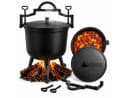 Hage Feuertopf Dutch Oven Schwarz Gusseisen 10L Bild 2
