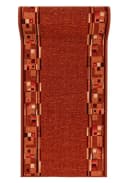 Mazovia Teppichläufer Brücke Terracotta Rost 67 x 100 cm Bild 2