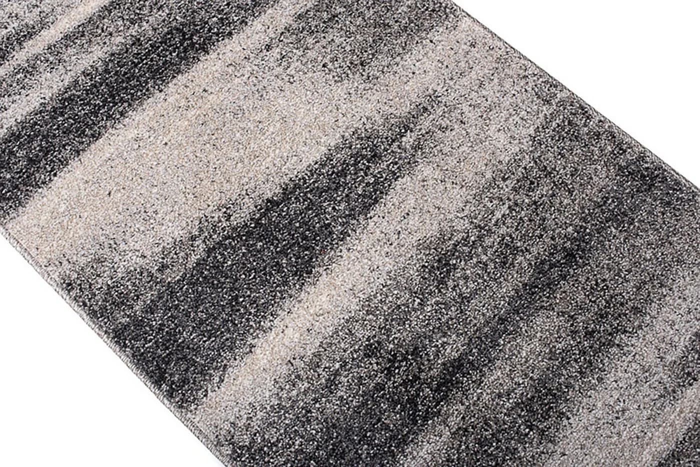 Mazovia Flurläufer Modern Kurzflor Grau 120x100cm - Bild 3