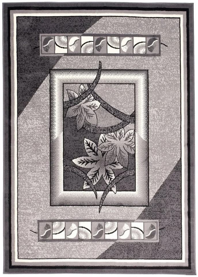 Mazovia Designteppich Grau Geometrisch Kurzflor