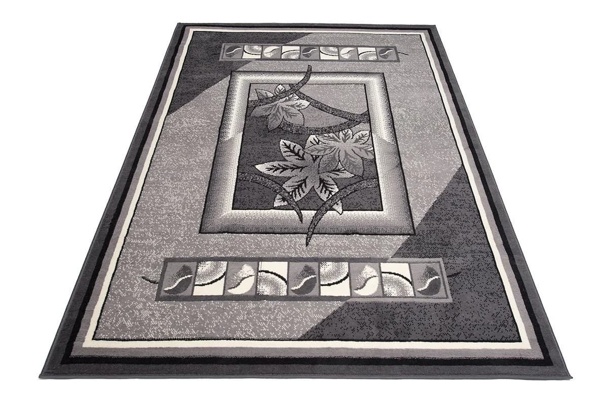 Mazovia Designteppich Grau Geometrisch Kurzflor - Bild 3