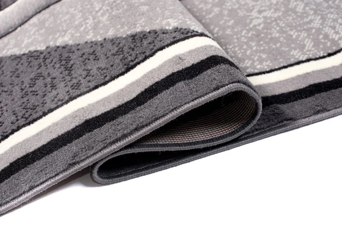 Mazovia Designteppich Grau Geometrisch Kurzflor - Bild 5