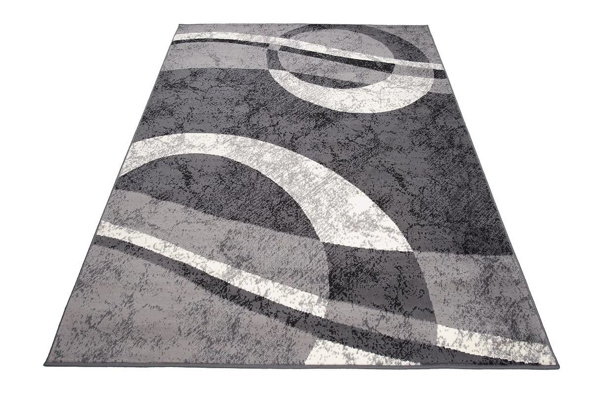 Mazovia Designteppich Modern Grau Kurzflor Geometrisch - Bild 3