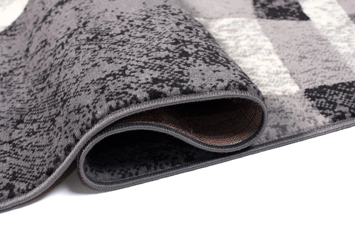 Mazovia Designteppich Modern Grau Kurzflor Geometrisch - Bild 5