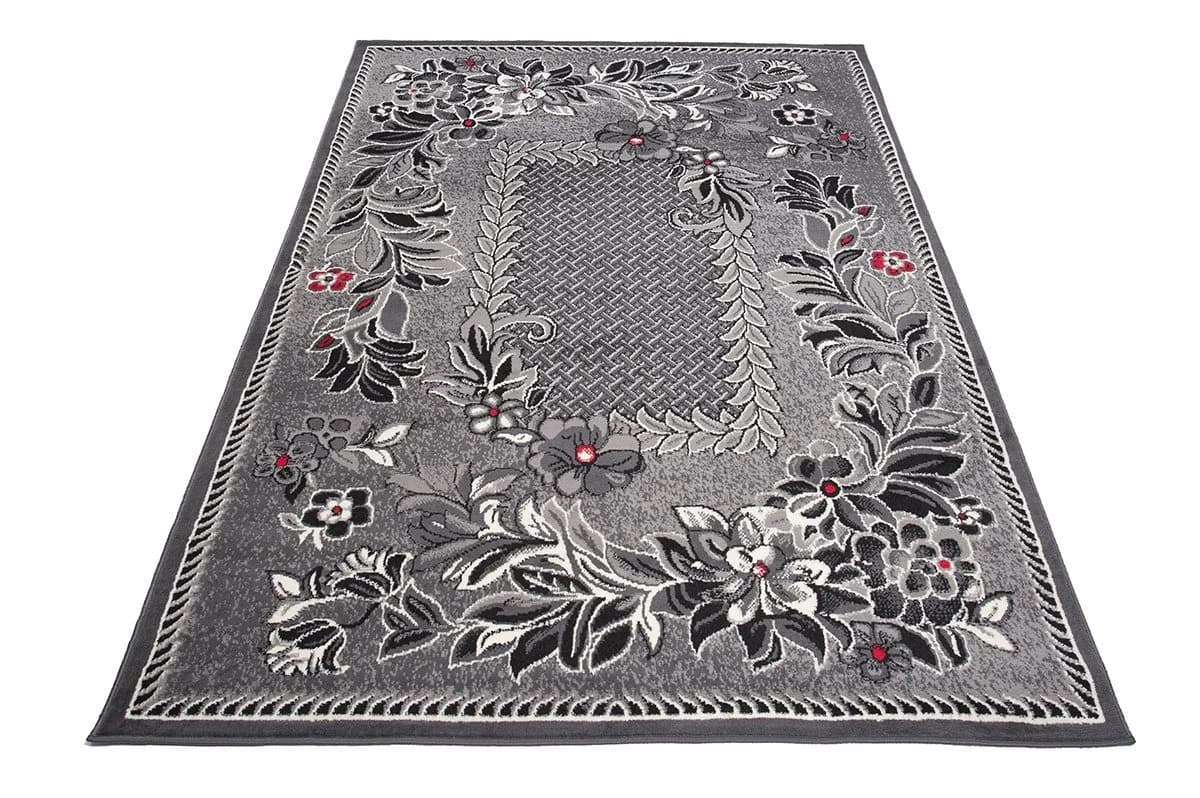 Mazovia Designteppich Grau Modern Kurzflor - Bild 3