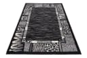 Mazovia Designteppich Grau Schwarz Geometrisch Kurzflor Bild 3