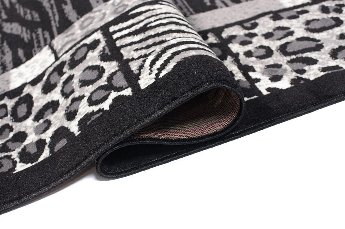 Mazovia Designteppich Grau Schwarz Geometrisch Kurzflor - Bild 5