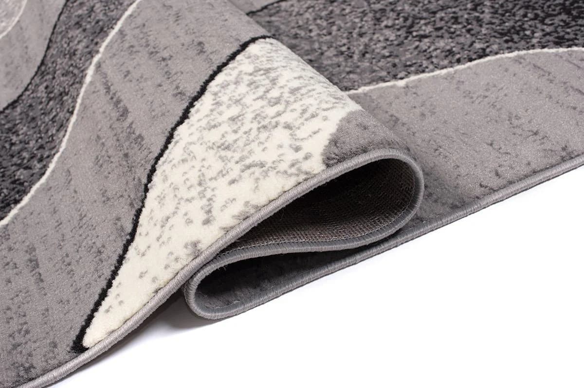 Mazovia Designteppich Grau Modern Kurzflor Pflegeleicht - Bild 5