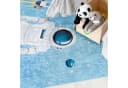 Mazovia Kinderteppich Planeten Weltraum Blau Kurflor Bild 3