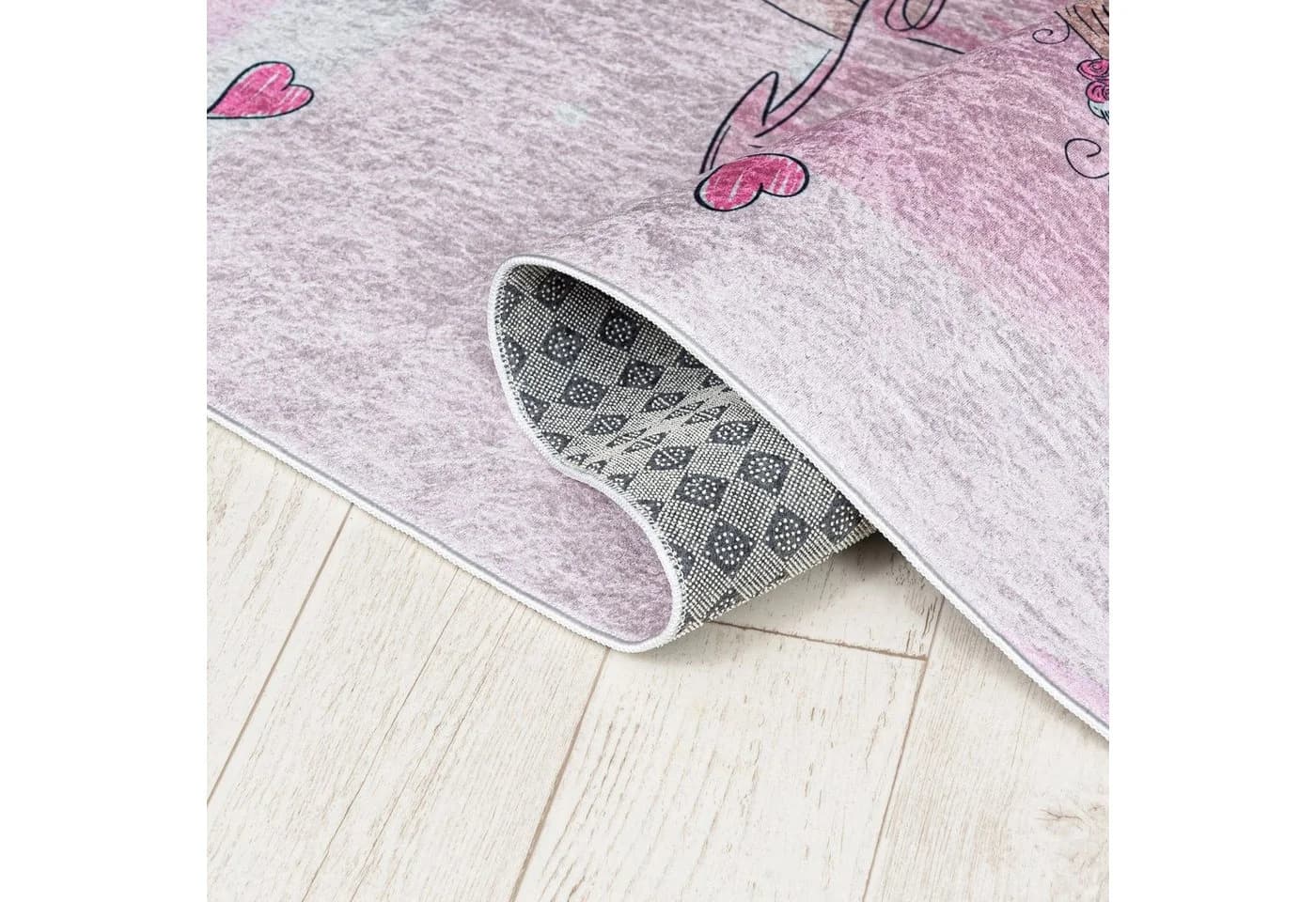 Mazovia Kinderteppich Ballett Rosa Pink Kurflor - Bild 4