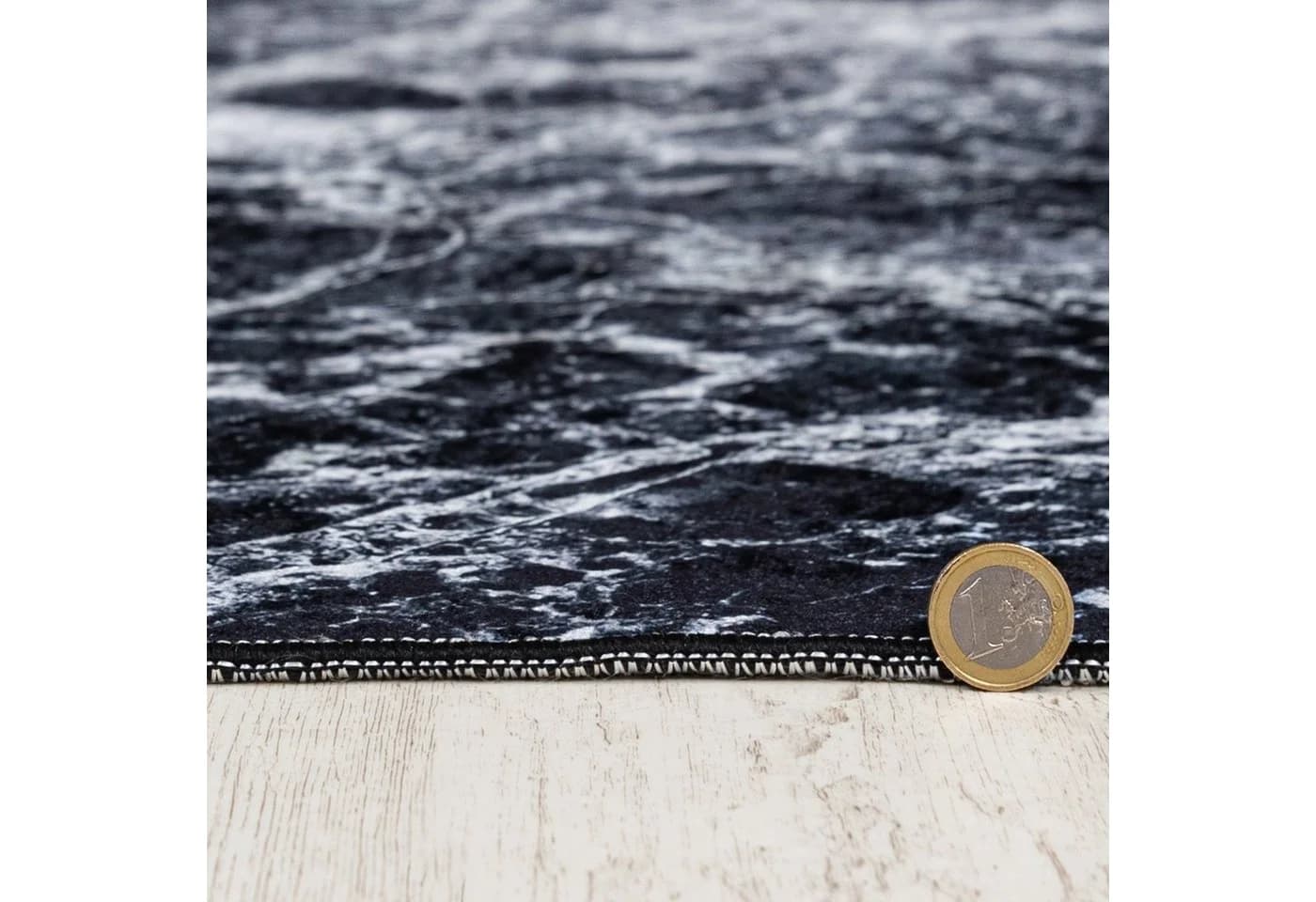 Mazovia Designteppich Modern Grau Schwarz Kurflor Rutschfest - Bild 5