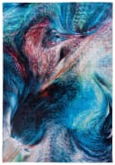 Mazovia Designteppich Modern Bunt Blau Kurflor Bild 2