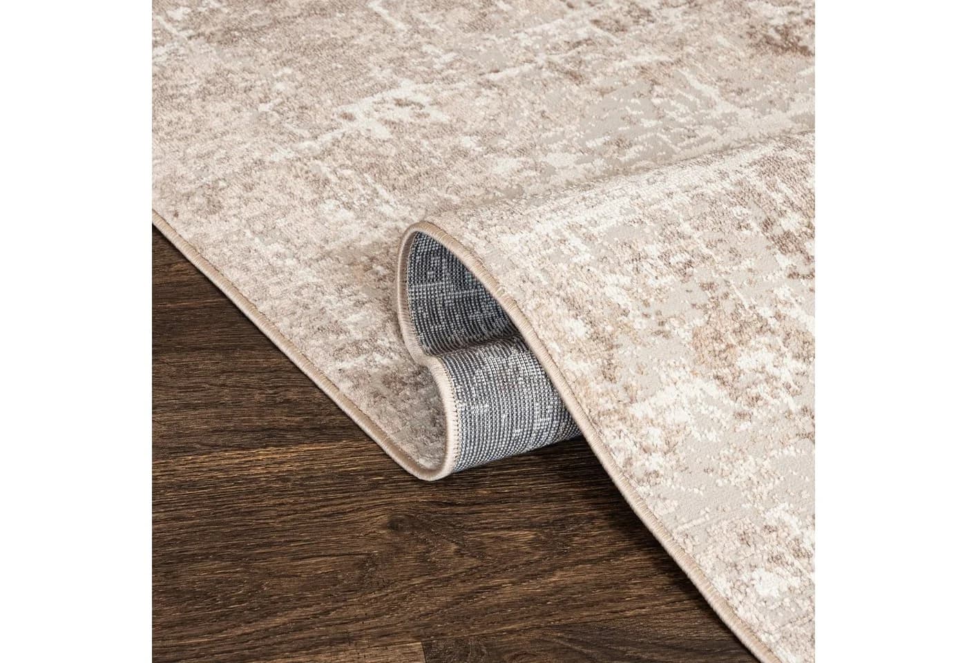 Mazovia Designteppich Modern Abstrakt Beige Braun Kurzflor - Bild 4
