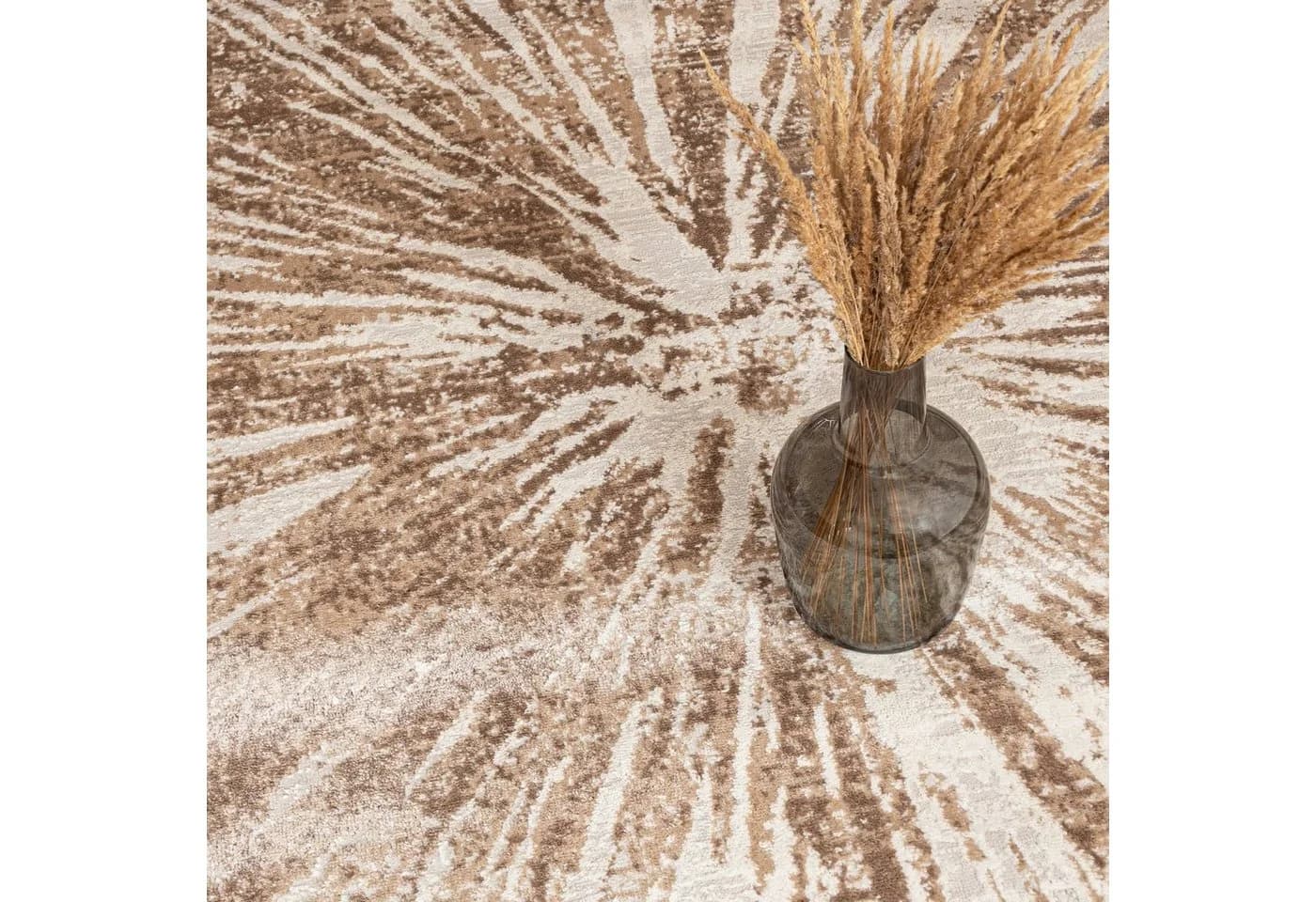 Mazovia Designteppich Modern Abstrakt Beige Kurzflor - Bild 3