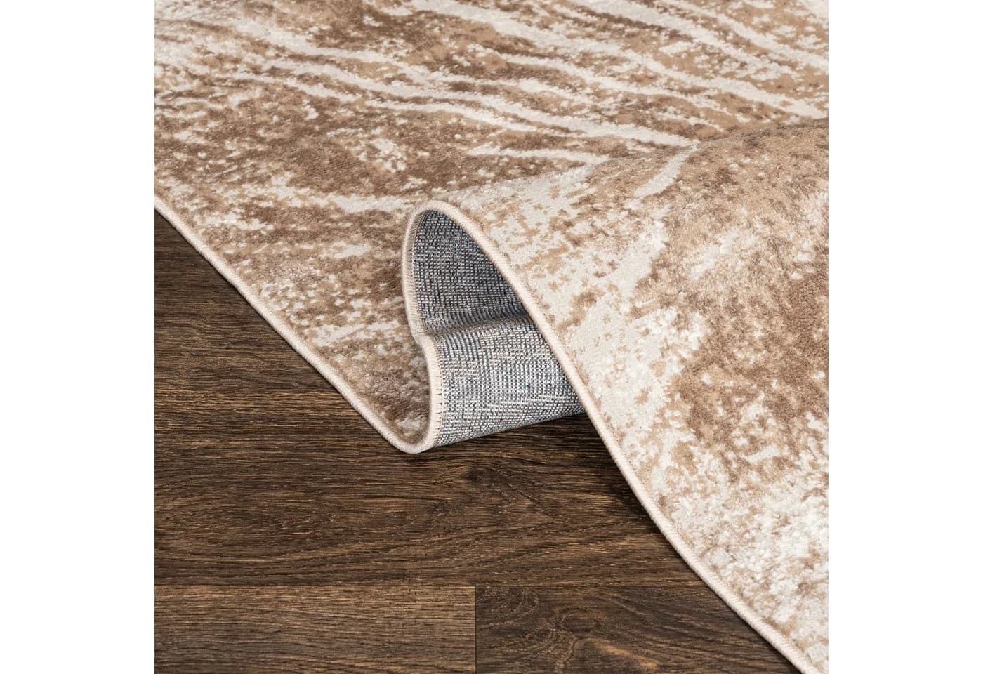 Mazovia Designteppich Modern Abstrakt Beige Kurzflor - Bild 4