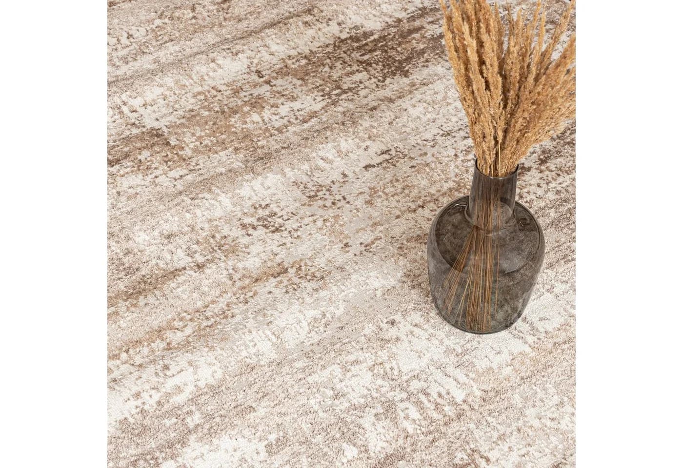 Mazovia Designteppich Modern Abstrakt Muster Beige Kurzflor - Bild 3