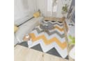 Mazovia Designteppich Modern Kurzflor Grau Bild 1
