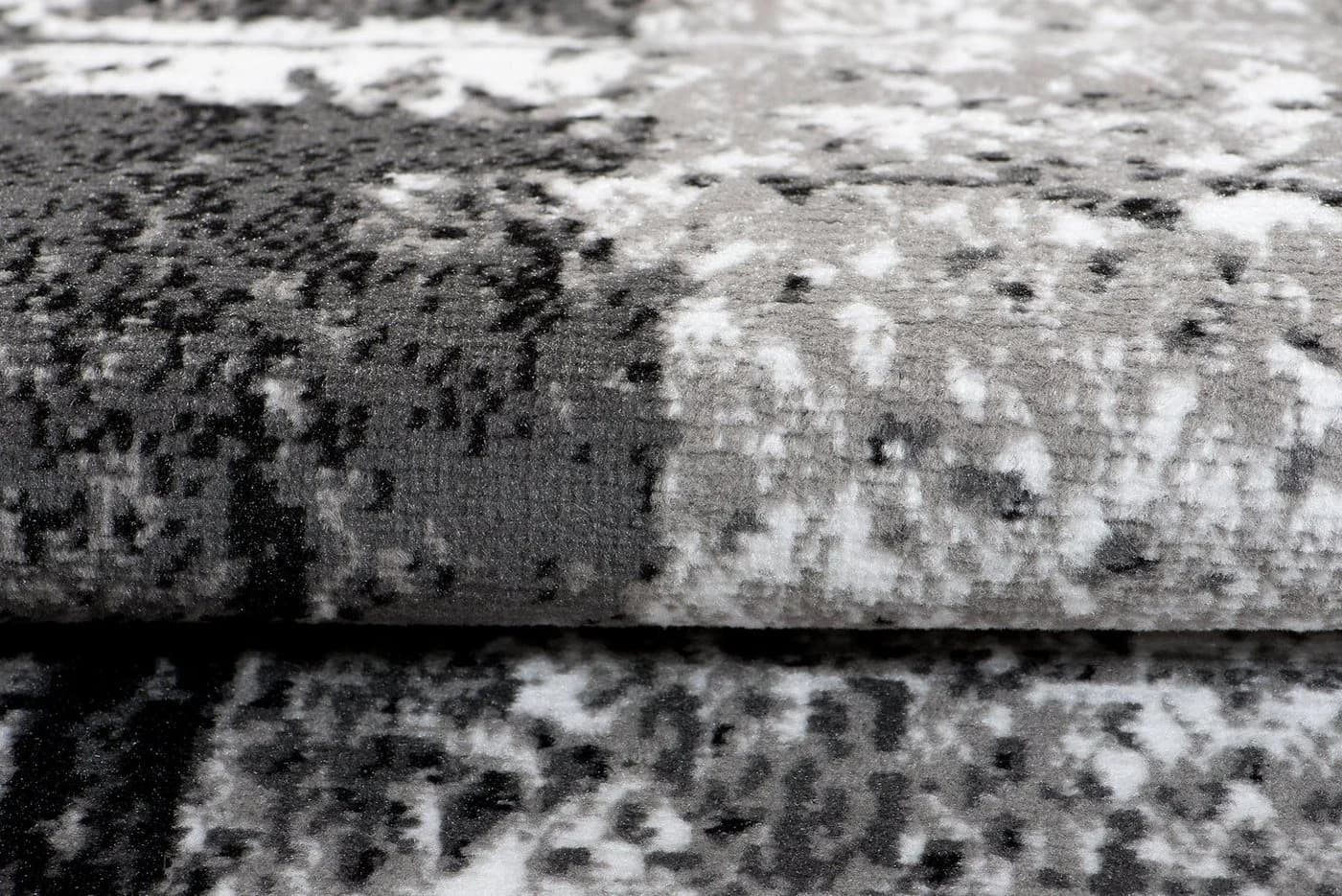 Mazovia Designteppich Modern Grau Kurzflor Pflegeleicht - Bild 5