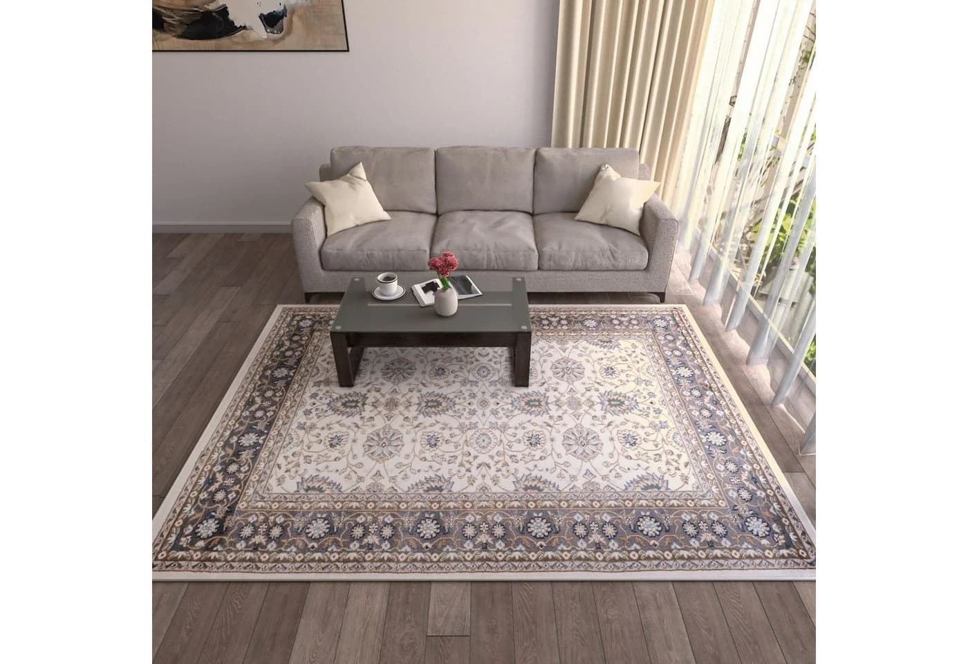 Mazovia Orientteppich Traditionell Beige Grau Orientalisch - Bild 4