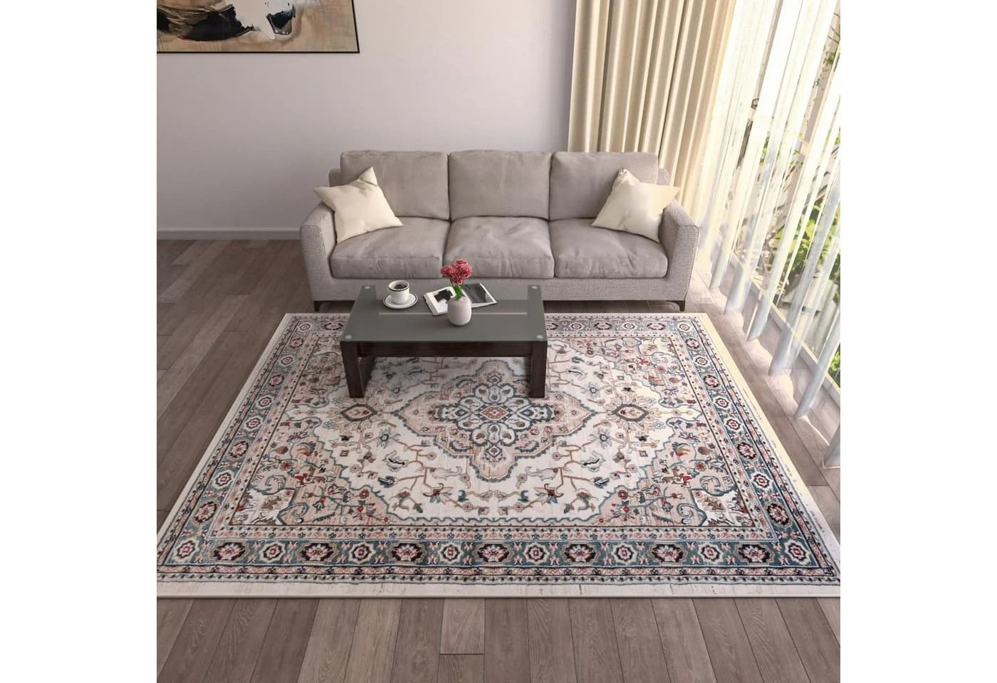 Mazovia Orientteppich Oriente Beige 120x170 cm - Bild 4