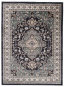 Mazovia Orientteppich Grau Orientalisches Blumenmuster Polypropylen Bild 2
