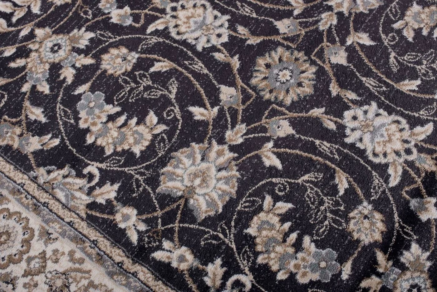 Mazovia Orientteppich Oriente Teppich Schwarz Beige 60 x 100 cm - Bild 5