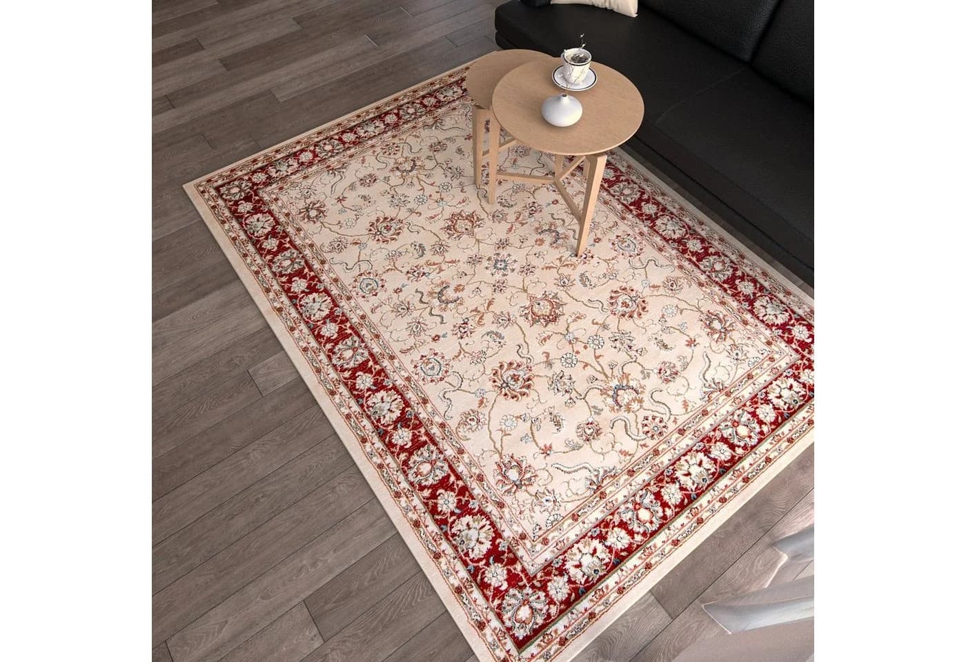 Mazovia Orientteppich Oriente Teppich - Traditioneller Teppich Rot Beige 60 x 100 cm - Bild 5
