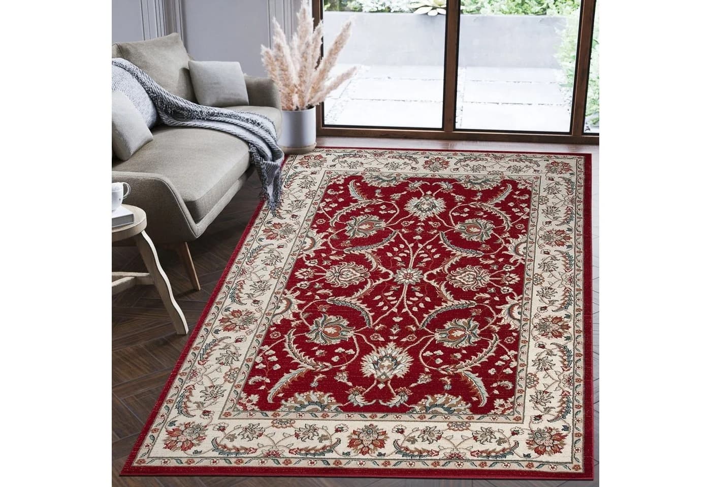 Mazovia Orientteppich Rot Orientalisch Pflegeleicht