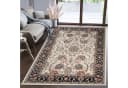 Mazovia Orientteppich Orientalisches Blumenmuster Grau Beige Bild 1